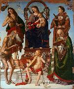 Luca Signorelli Sant Onofrio Altarpiece Spain oil painting artist